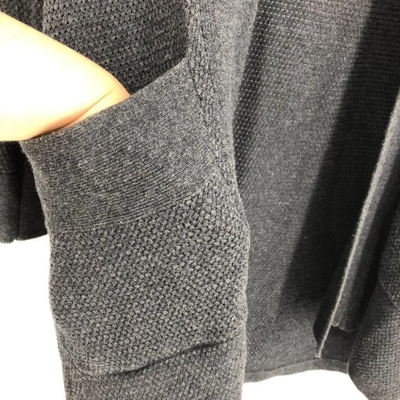 Aritzia Wilfred Grey Knit Copernic Silk Cashmere Open Cardigan size XXS - Picture 9 of 16